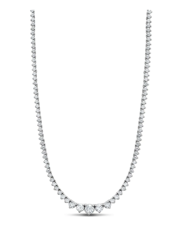 Miss Mimi Graduated Tennis Necklace