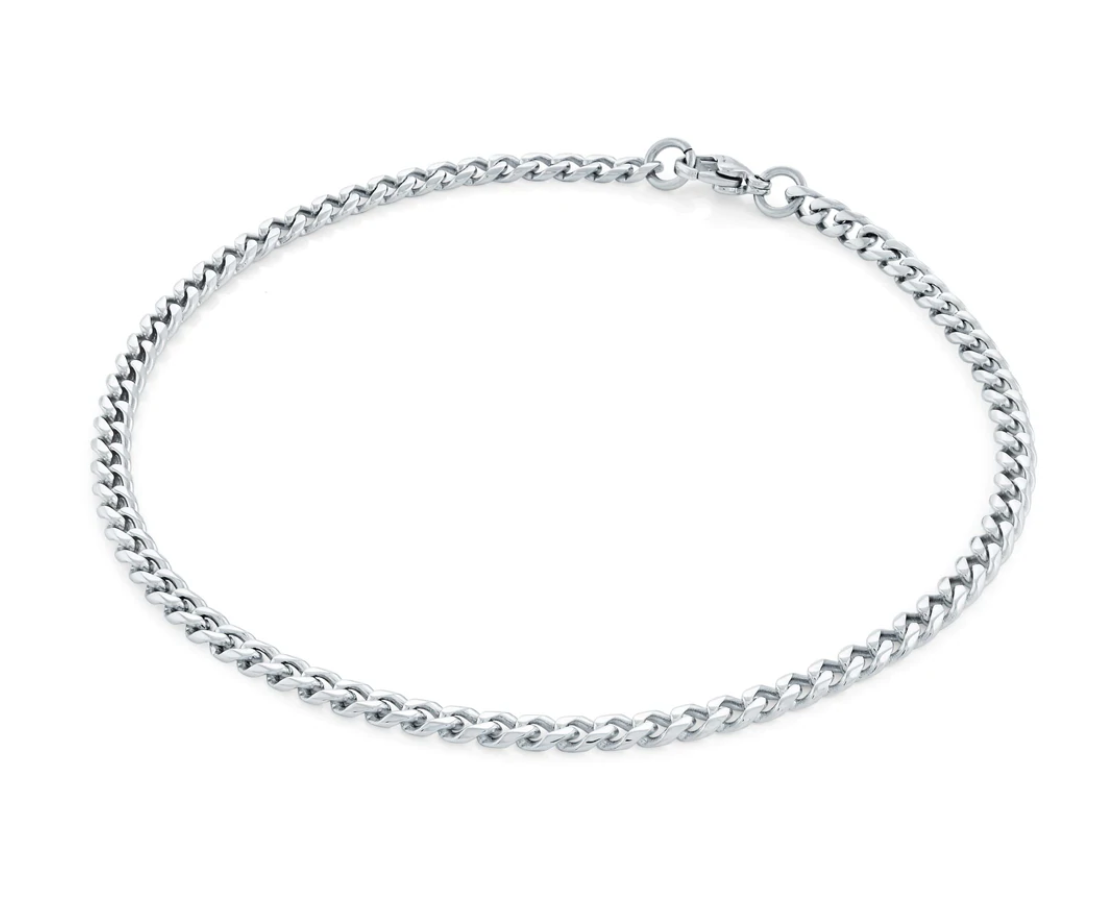 Italgem 3.3 mm Curb Anklet