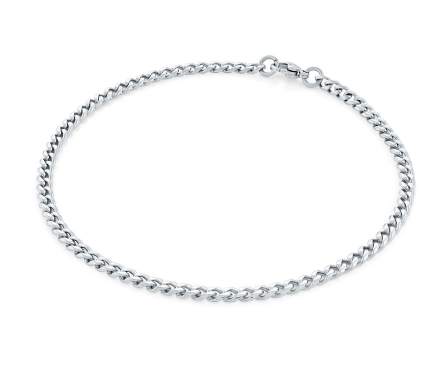 Italgem 3.3 mm Curb Anklet