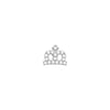 SKINNY CROWN CHARM (WHITE)