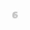 SKINNY SILVER 6 CHARM (WHITE)
