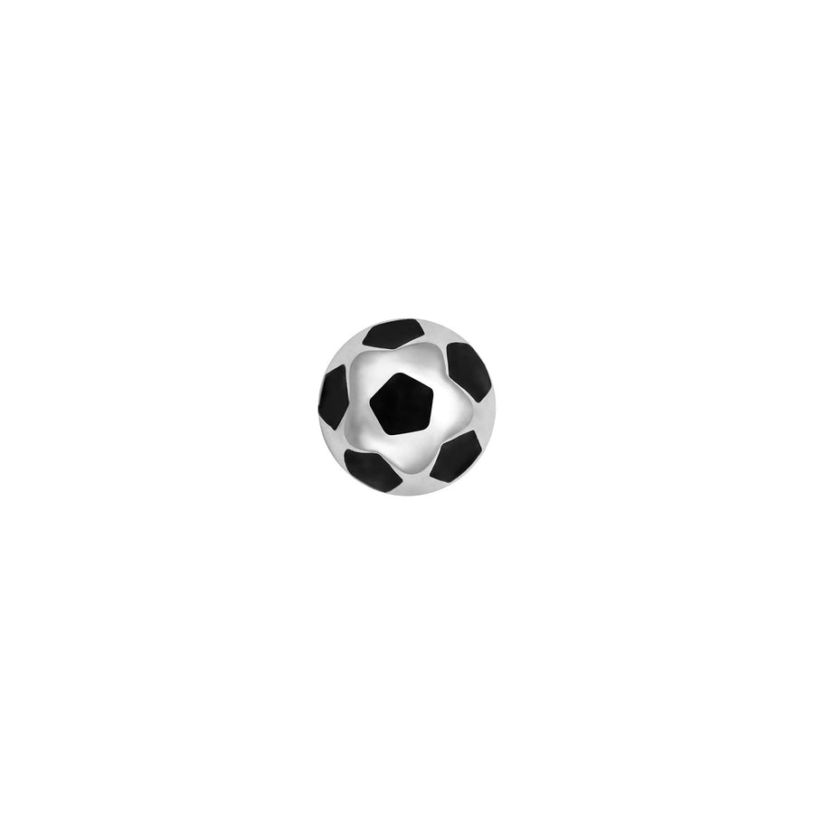 SKINNY SOCCER BALL CHARM (WHITE)