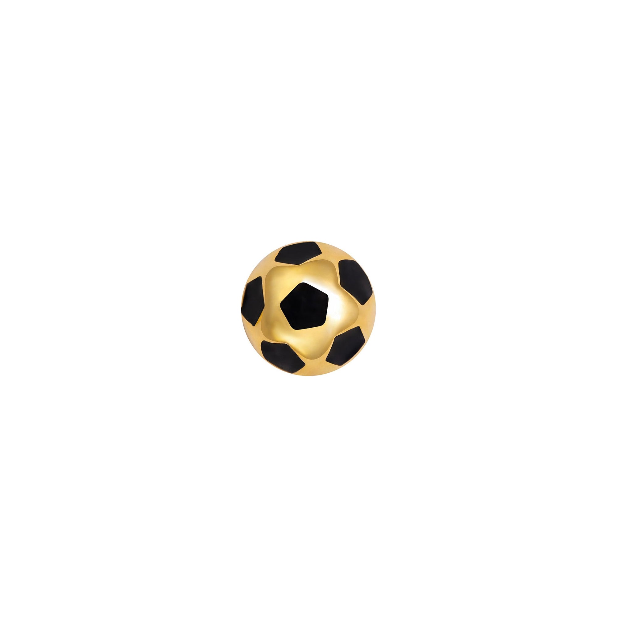 SKINNY SOCCER BALL CHARM (YELLOW)