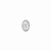SKINNY SILVER FANCY OVAL (WHITE)