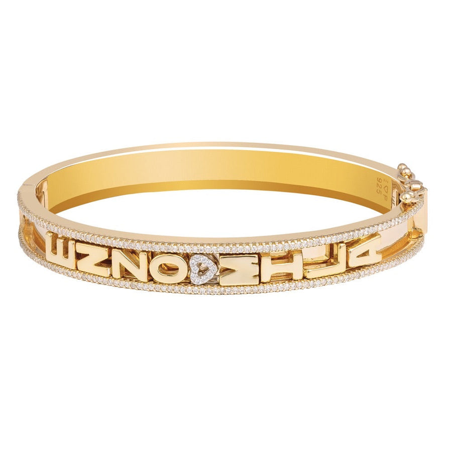 PERSONALIZED SKINNY CHARM BANGLE ™