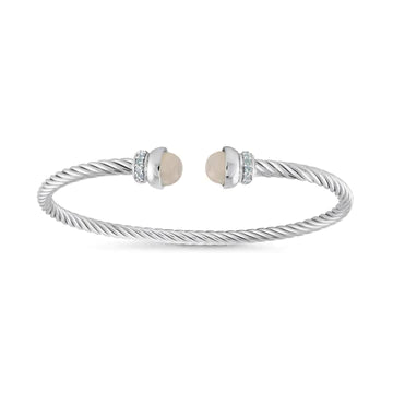 Miss Mimi Moonstone Twist Bangle