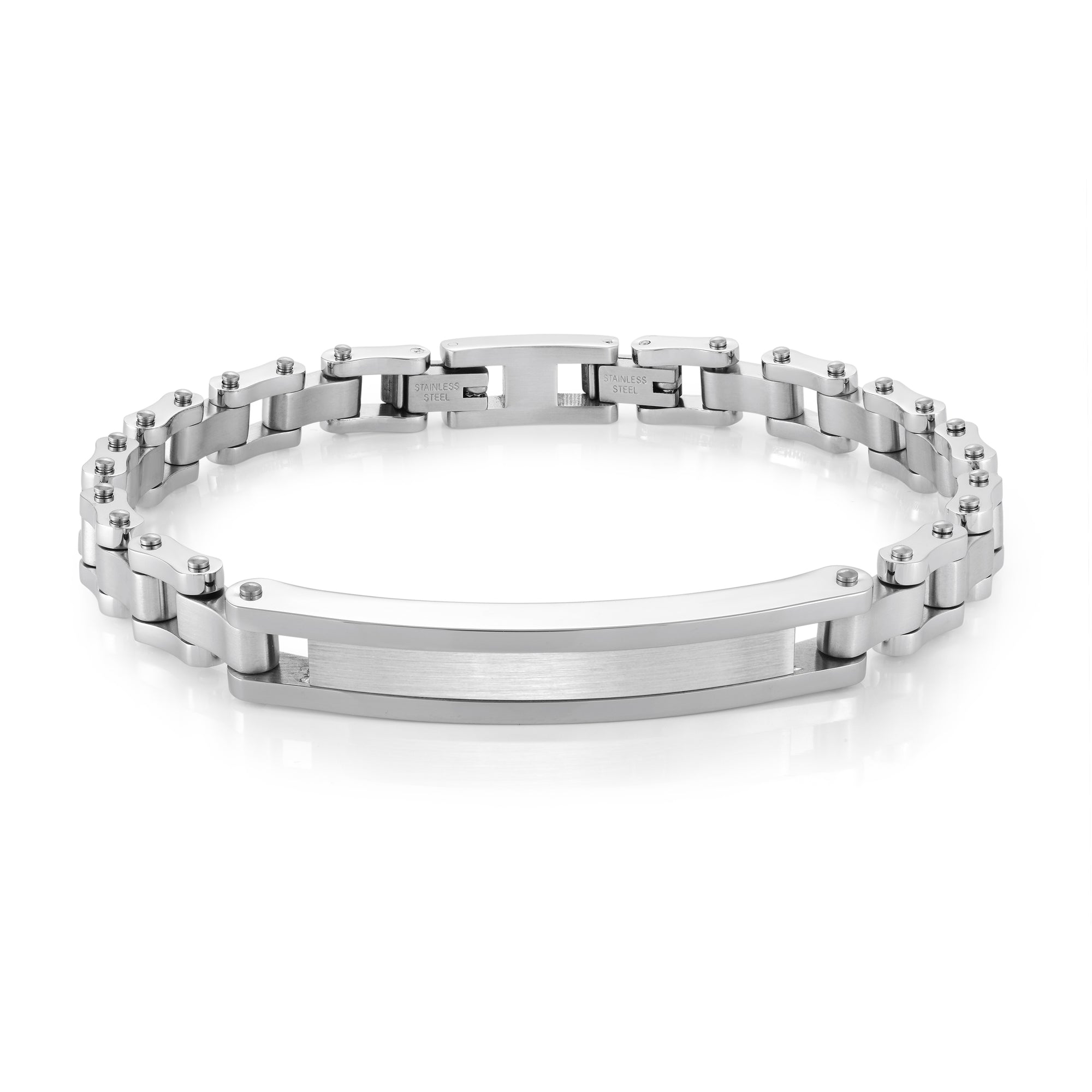 Italgem 8mm ID Rolex Link Bracelet - Silver